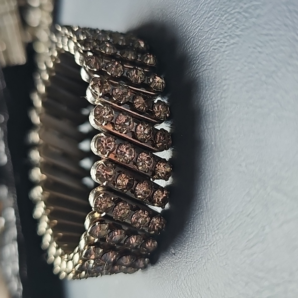 Vtg Rhinestone Bracelet